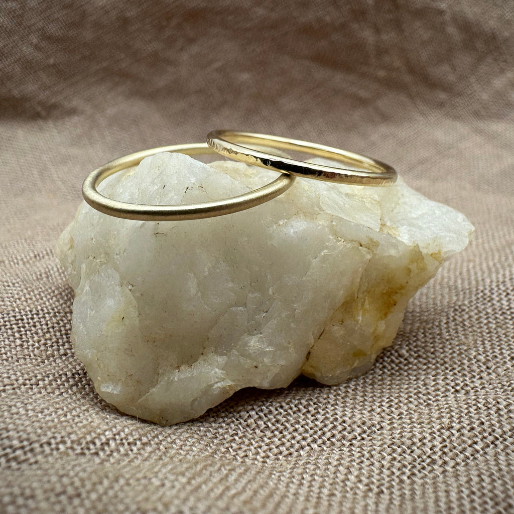 9ct Yellow Gold Stacking Rings