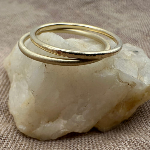 9ct Yellow Gold Stacking Rings