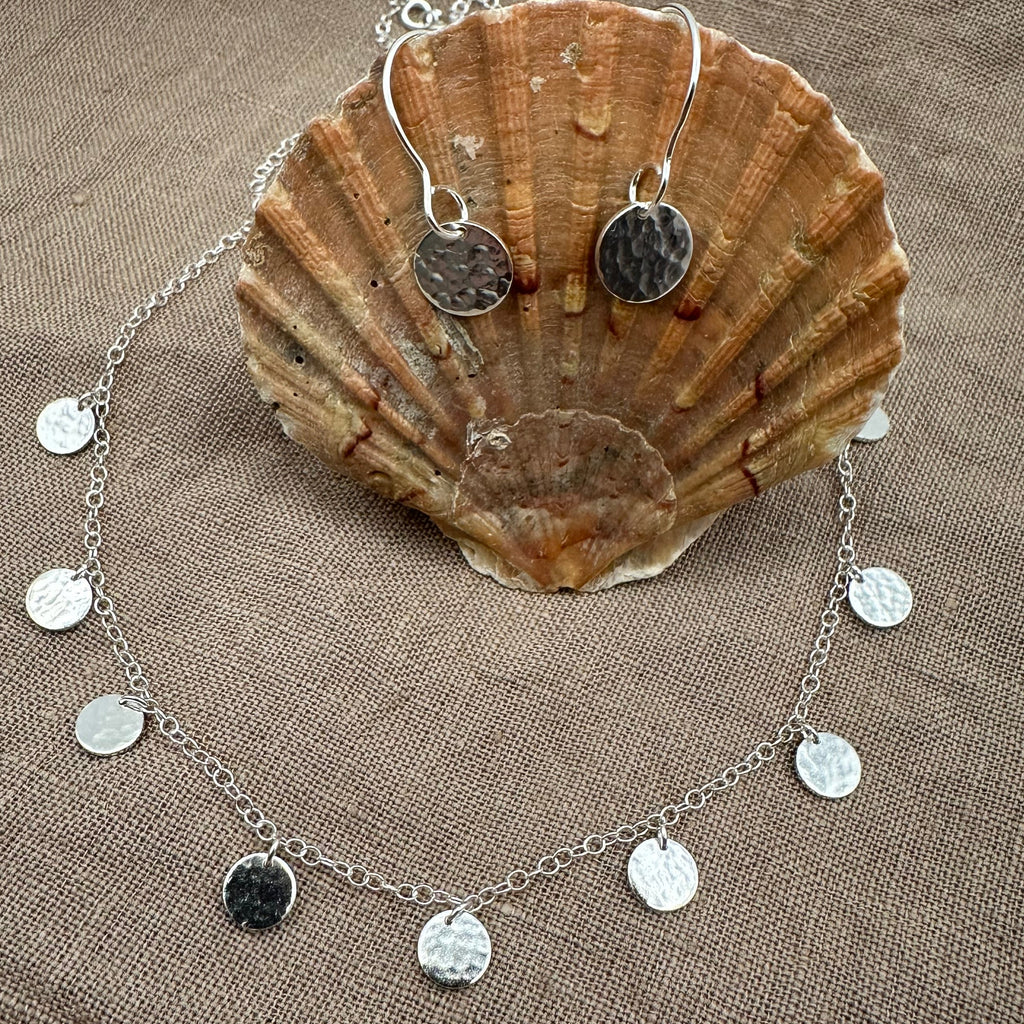 Luna Necklace & Luna Drop Earrings Set