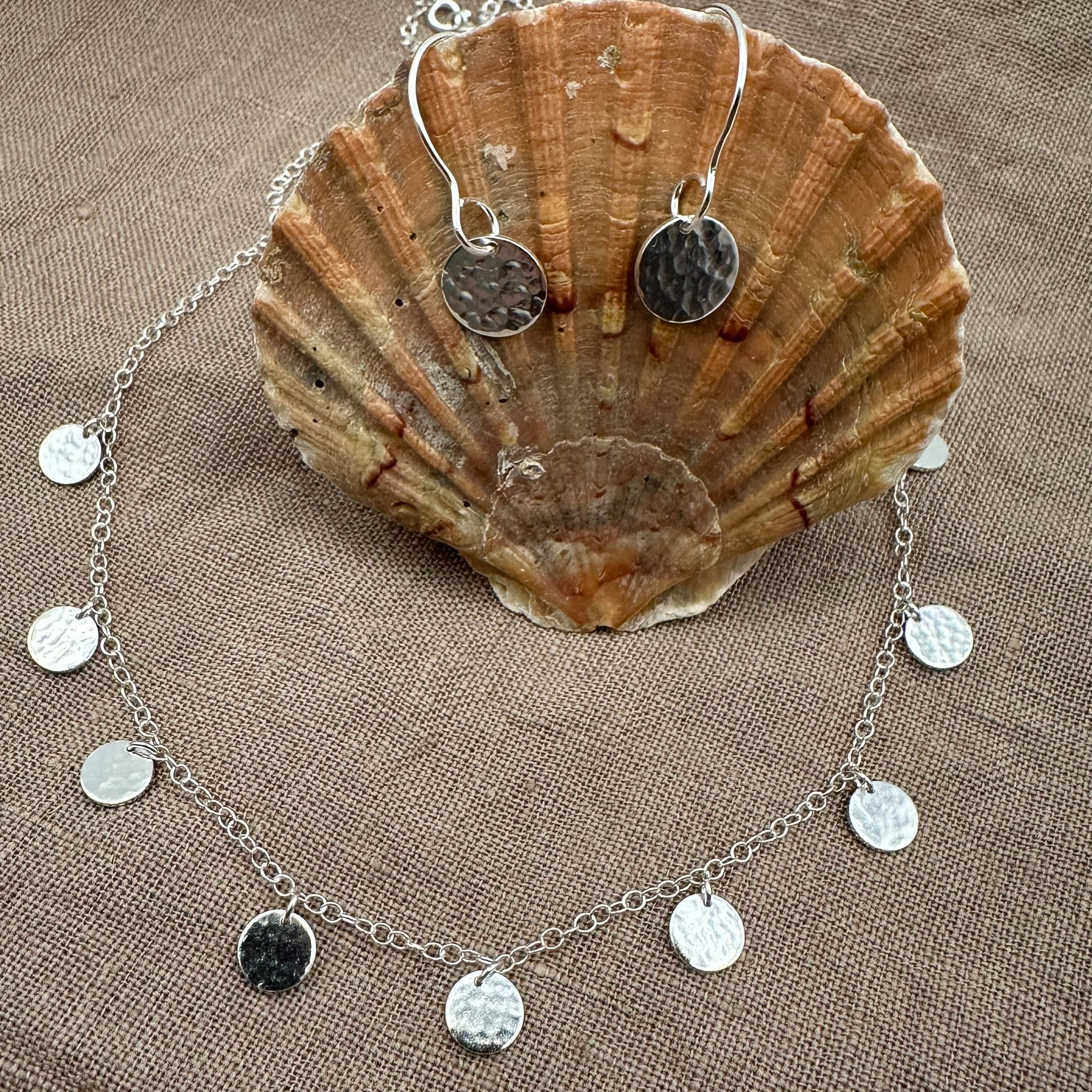 Luna Necklace & Luna Drop Earrings Set